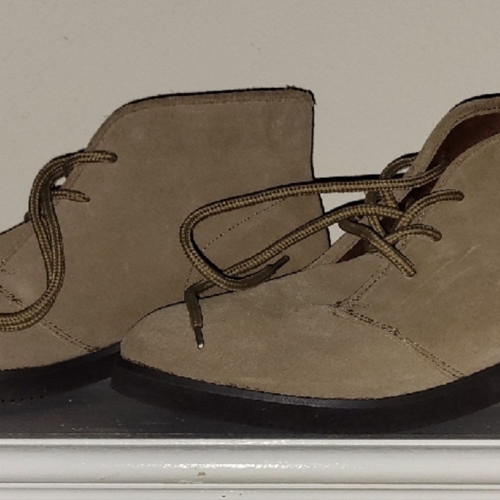 Tan Suede Ankle Boots